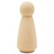 Wood Peg Doll People Unfinished Multiple Sizes of Mom/Angel for Crafts & Play | Woodpeckers